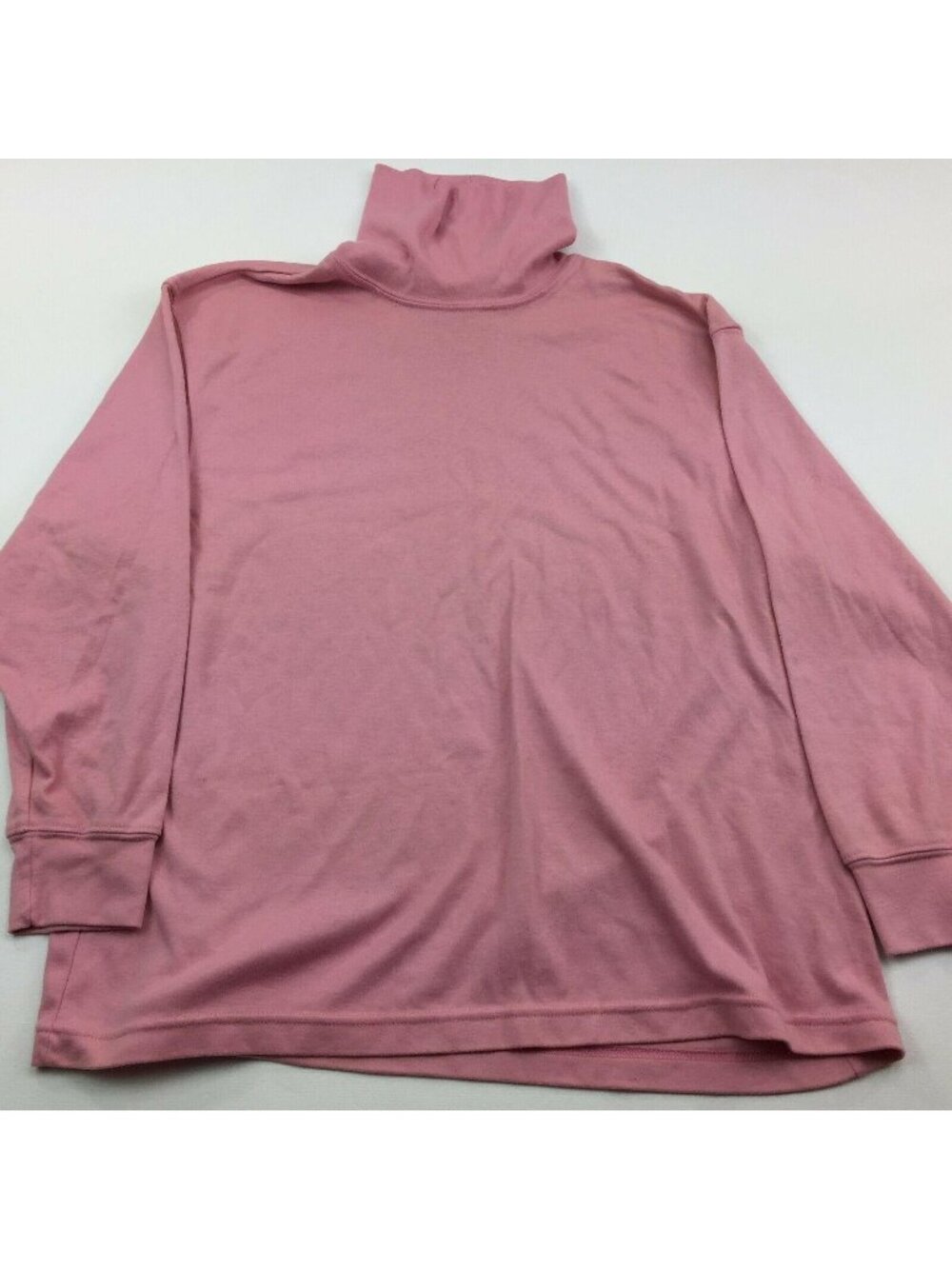 Forelli Moda Internazionale Women's Pink Turtleneck Shirt Long Sleeve Size 14/16